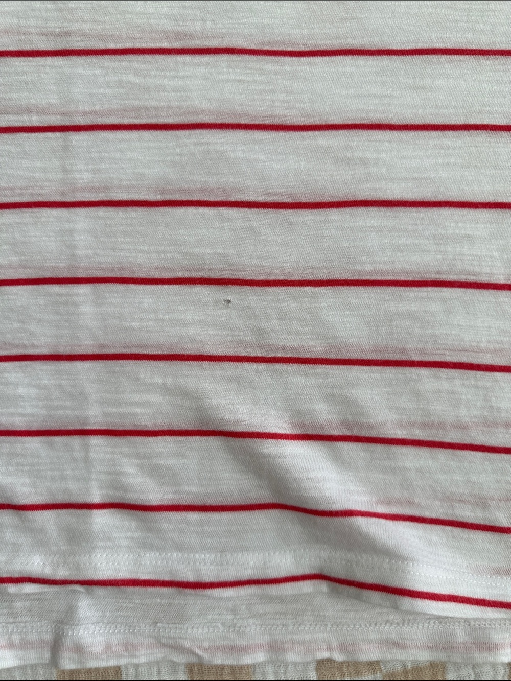 Banana Republic Women’s Malibu Tee Crew Neck 3/4 Sleeved Striped in Size XL - Picture 8 of 9